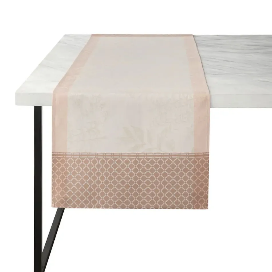 Jardin D'Eden Beige Runner 20" x 59"