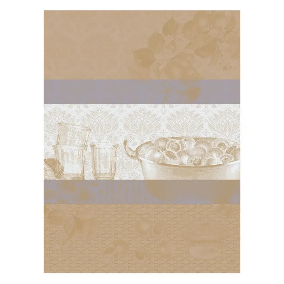 Confitures Abricots Beige Tea Towel 24" x 31"