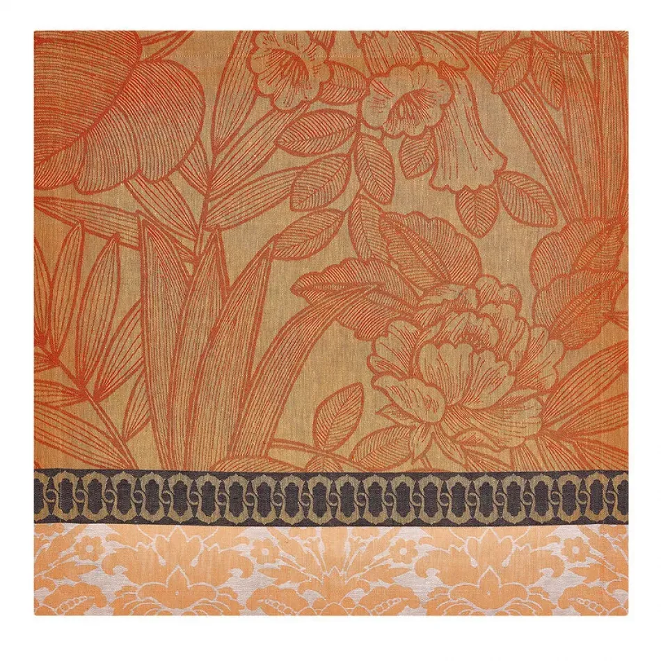 Escapade Tropicale Orange Napkin 23" x 23"