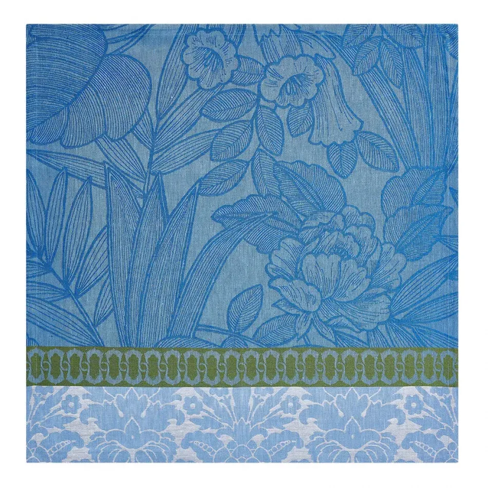 Escapade Tropicale Blue Napkin 23" x 23"