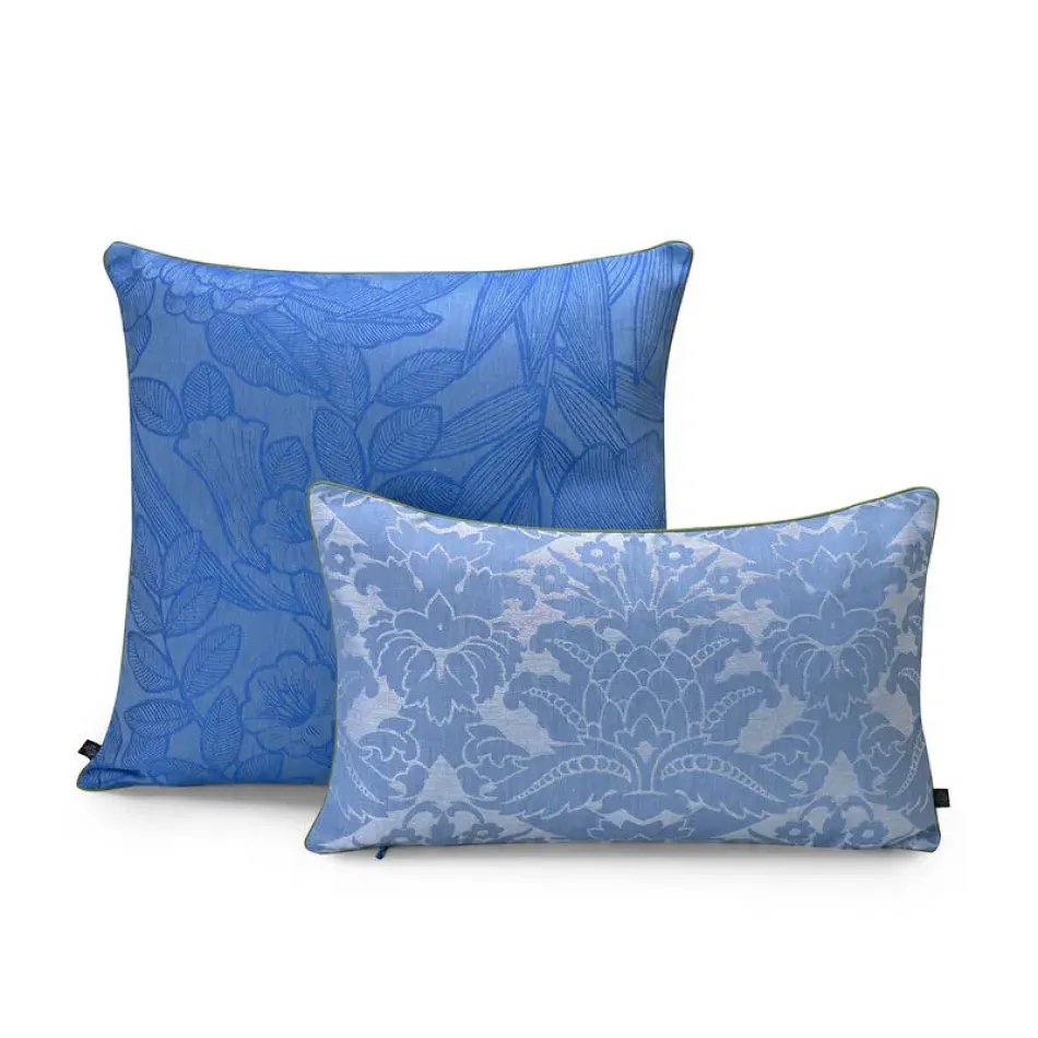 Escapade Tropicale Blue Cushion Cover