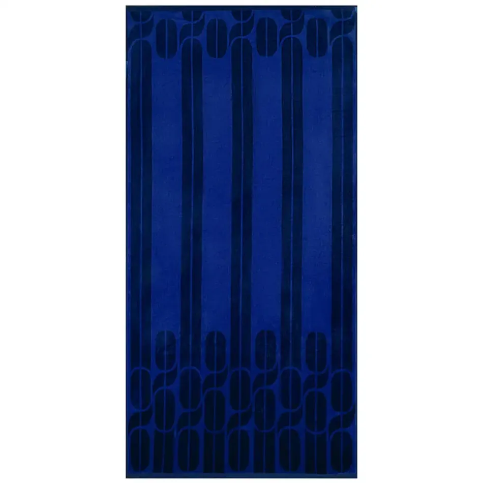 Nautic Blue Beach Towel 39" x 79"