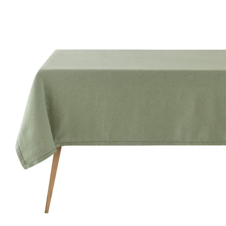 Nuances Green Tablecloth 59" x 86"