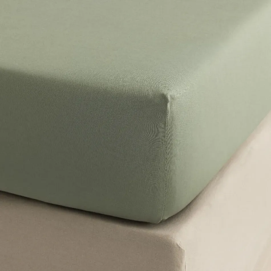 Charmilles Green Fitted Sheets 55" X 79" X 14"