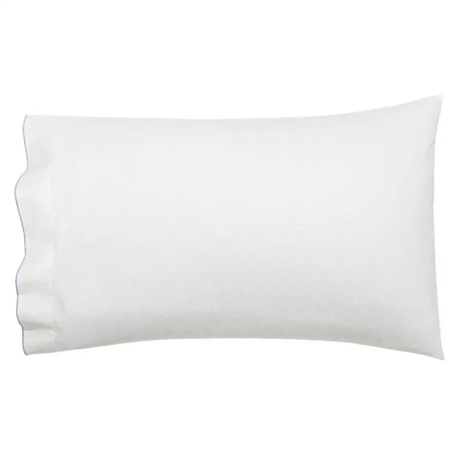 Songe Blue 2 Pillowcases 22" x 42" King, Pair