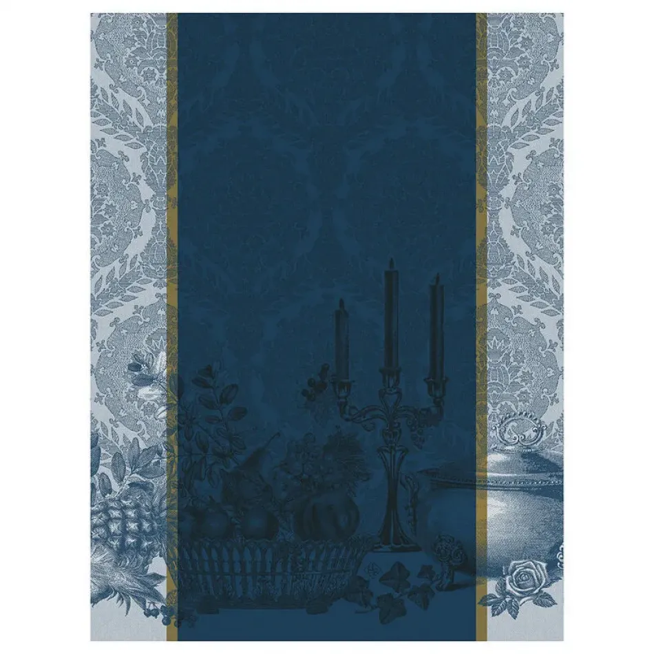 Festin Blue Tea Towel 24" x 31" 100% Cotton