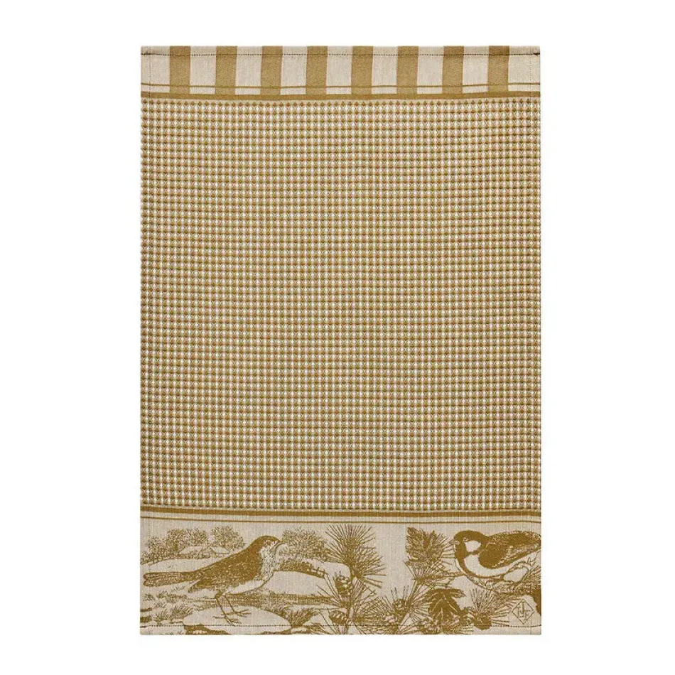 Mélodies Beige Hand Towel 15" x 21" 100% Cotton