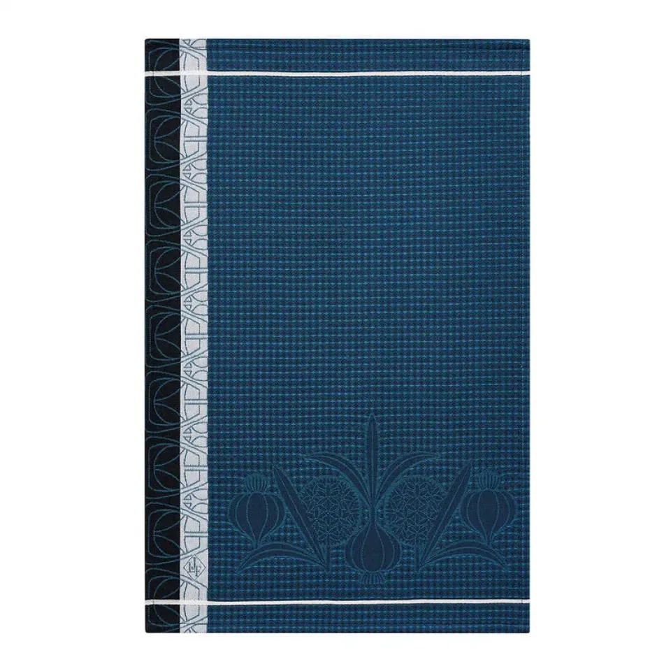 L'Ail Blue Hand Towel 15" x 21" 100% Cotton