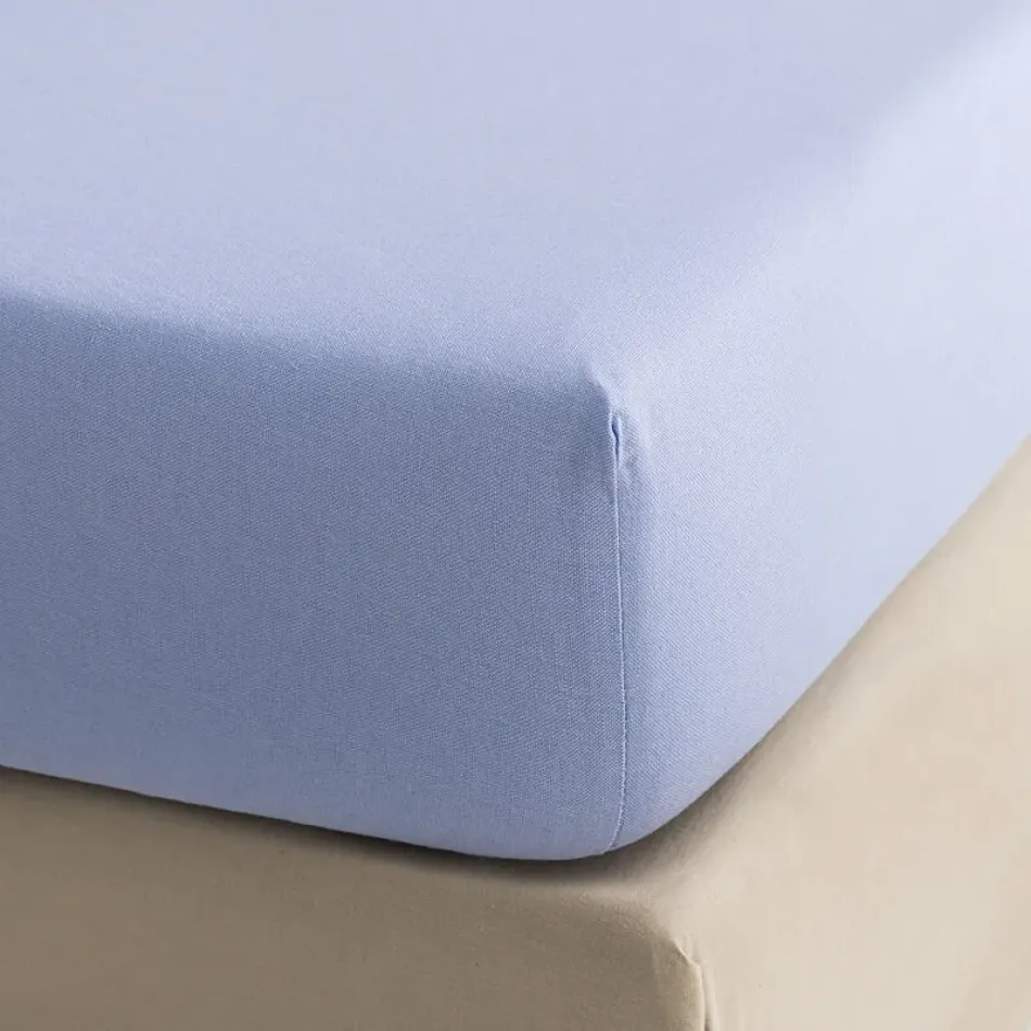 Nuances Blue Fitted Sheet Queen 60" X 80" X 17"
