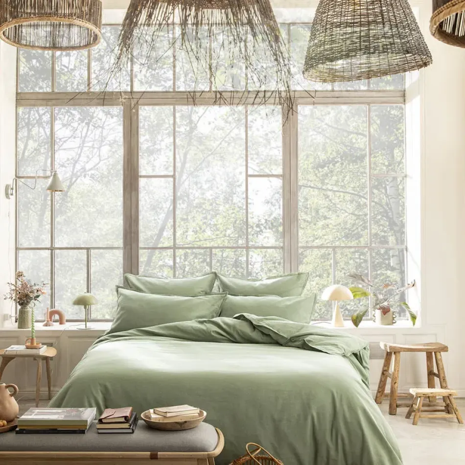 Nuances Green Bedding