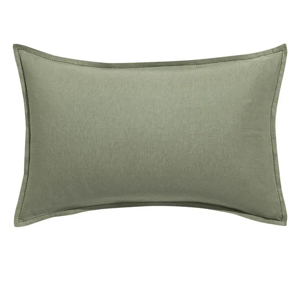 Nuances Green Shams Euro 26" X 26"