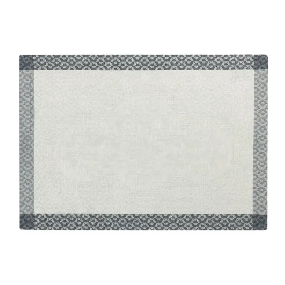 Évasion Céleste Grey Placemat 20" x 14" 100% Linen