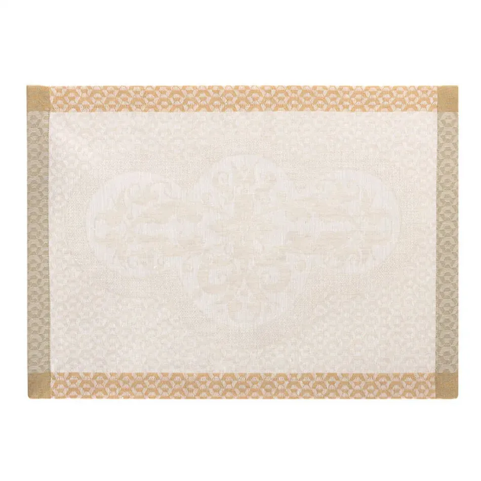 Évasion Céleste Beige Placemat 20" x 14" 100% Linen