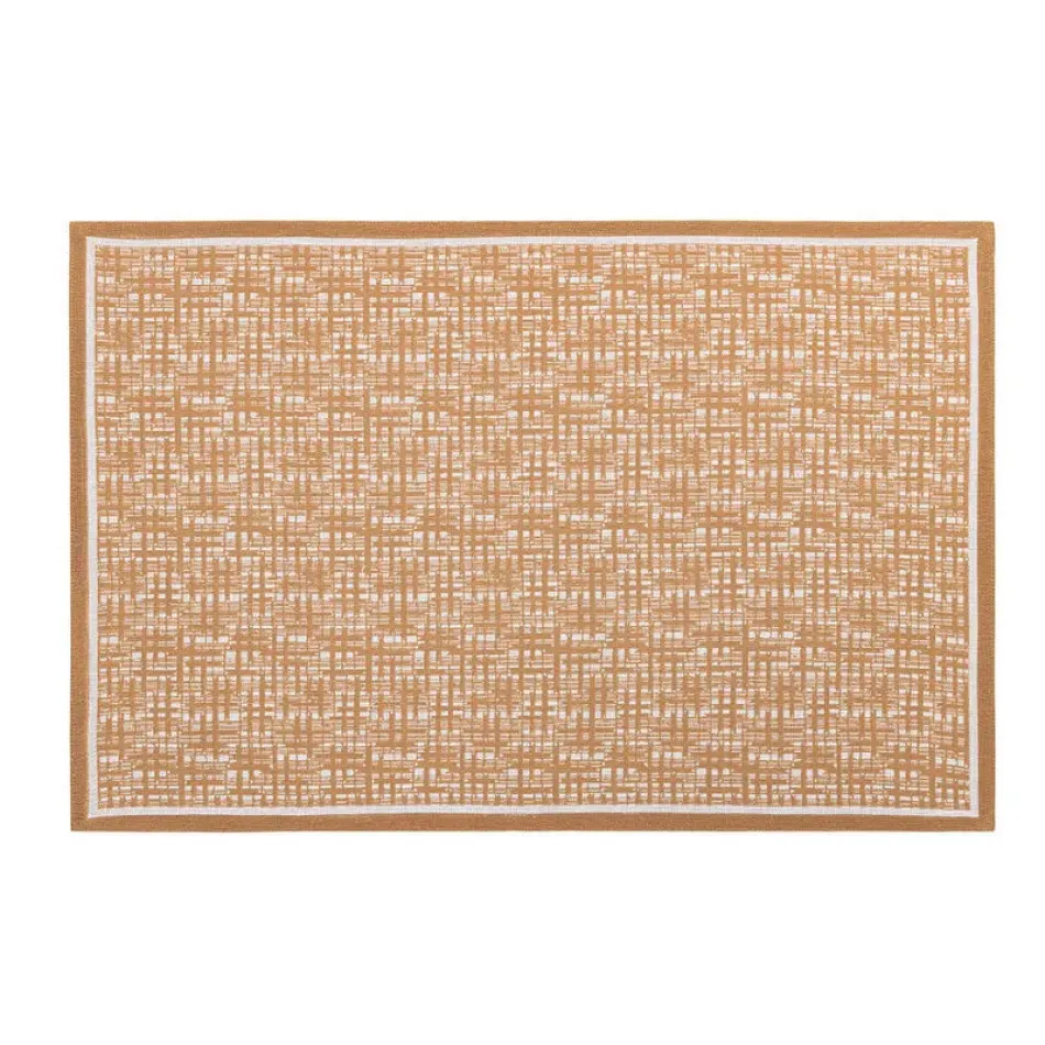 Wagara Beige Placemat 20" x 14" 100% Cotton