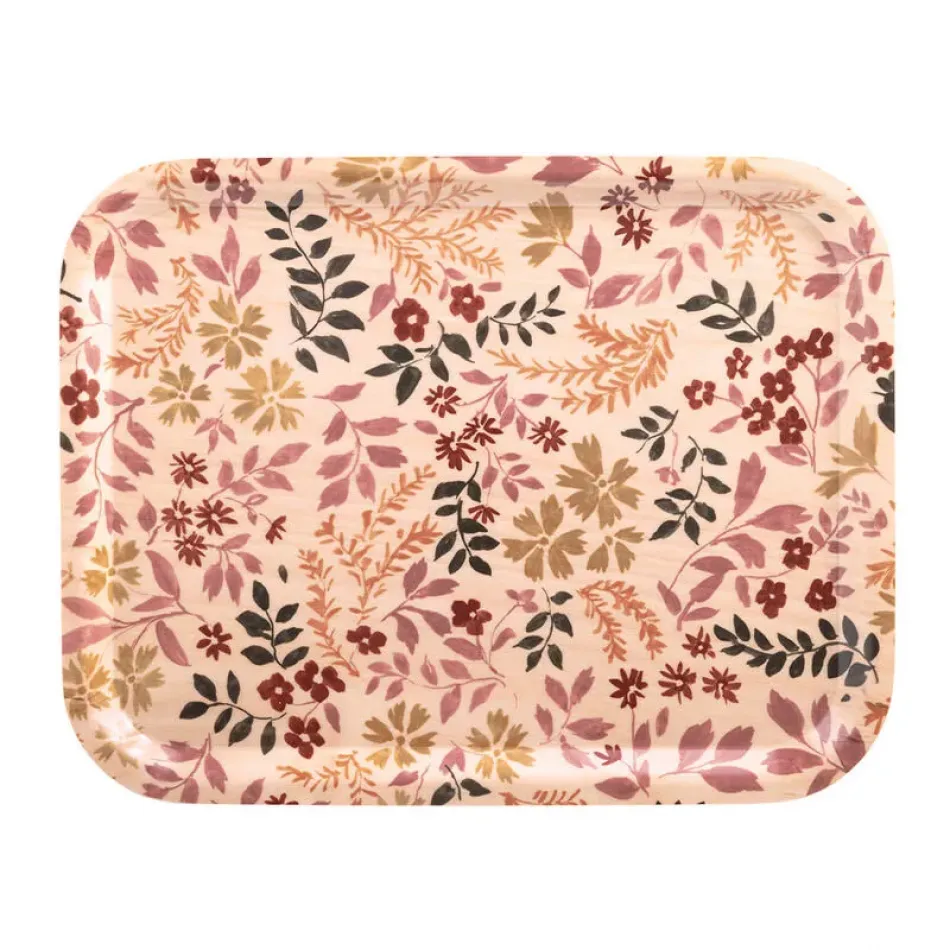 Campagne Pink Tray 14" x 11" Wood