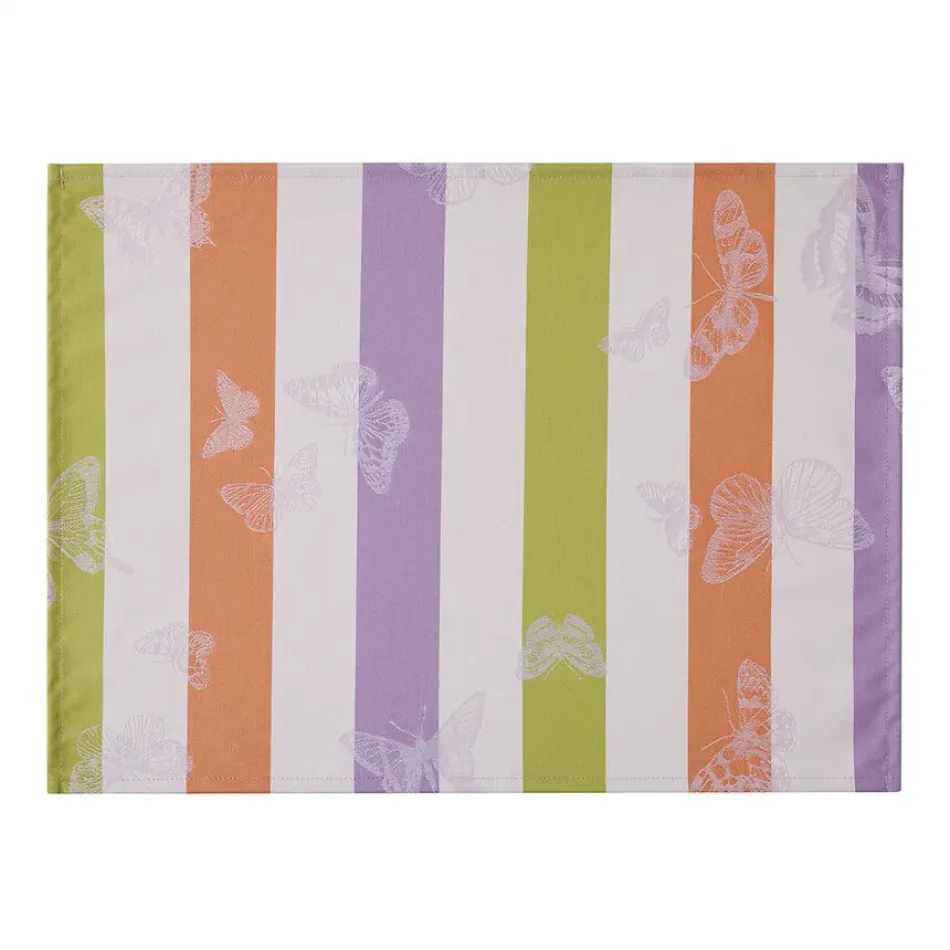 Bal Des Papillons Purple Coated Placemat 20" x 14"