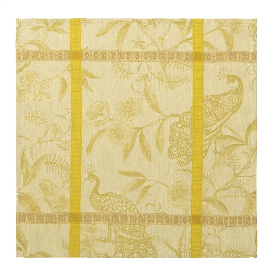 A L'Orangerie Yellow Napkin 22" x 22"
