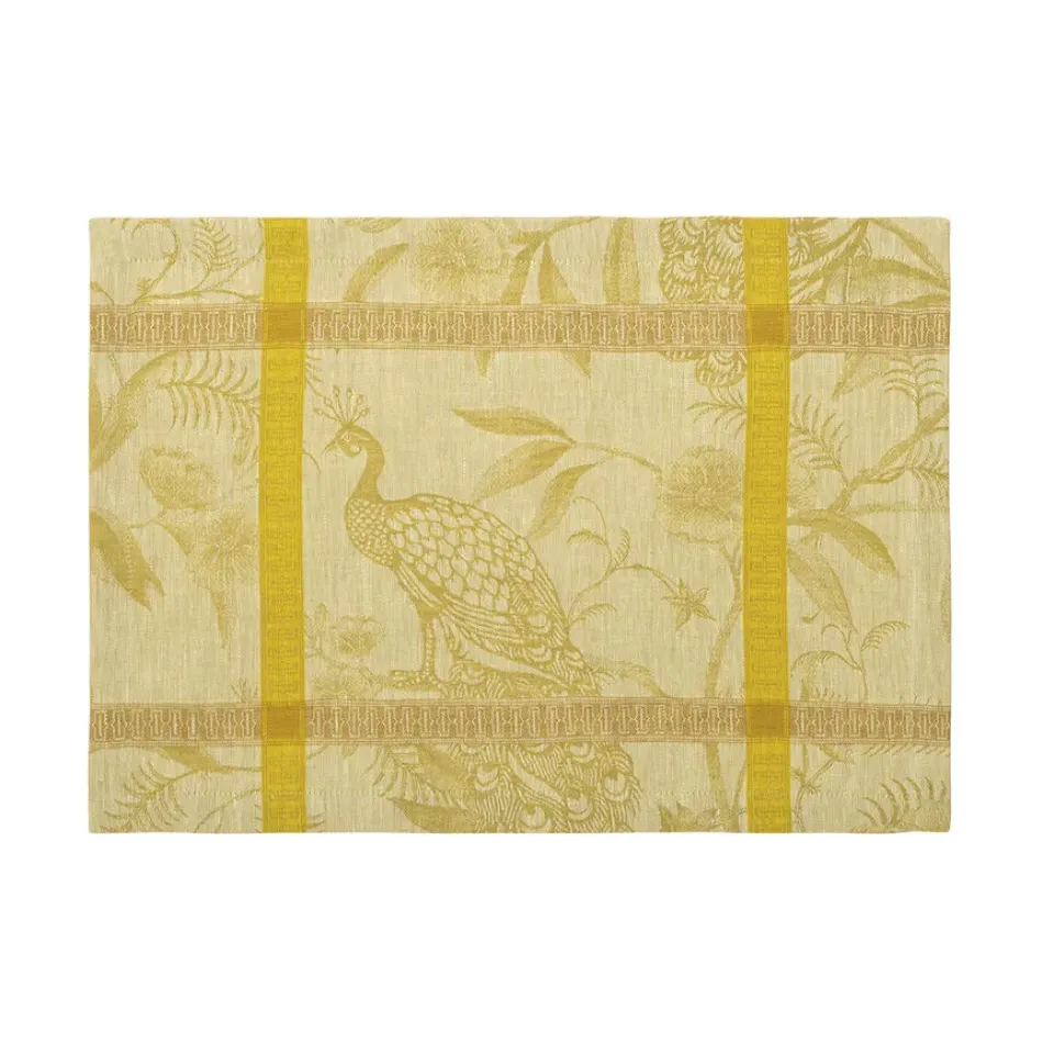 A L'Orangerie Yellow Placemat 20" x 14"