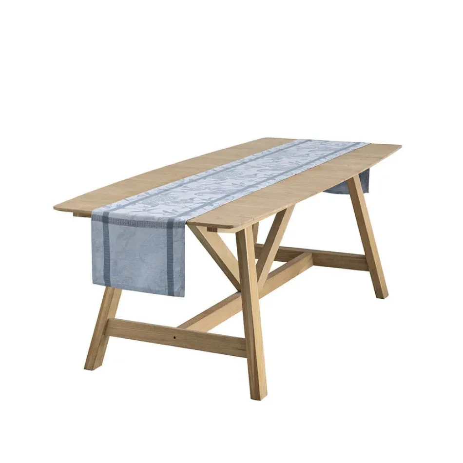 A L'Orangerie Blue Runner 16" x 126"