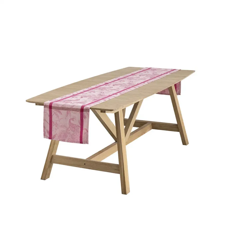 A L'Orangerie Pink Runner 20" x 59"