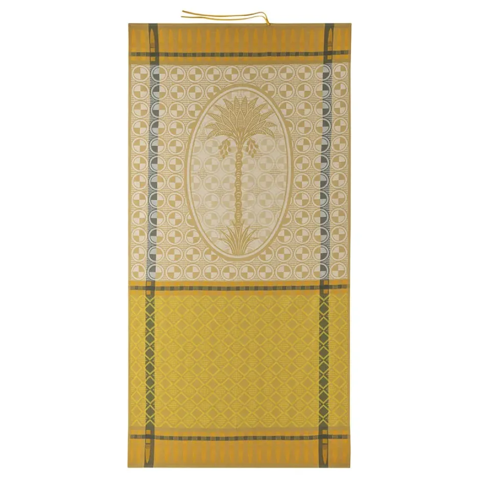 Palmeraie Yellow Beach Towel 39" x 79"