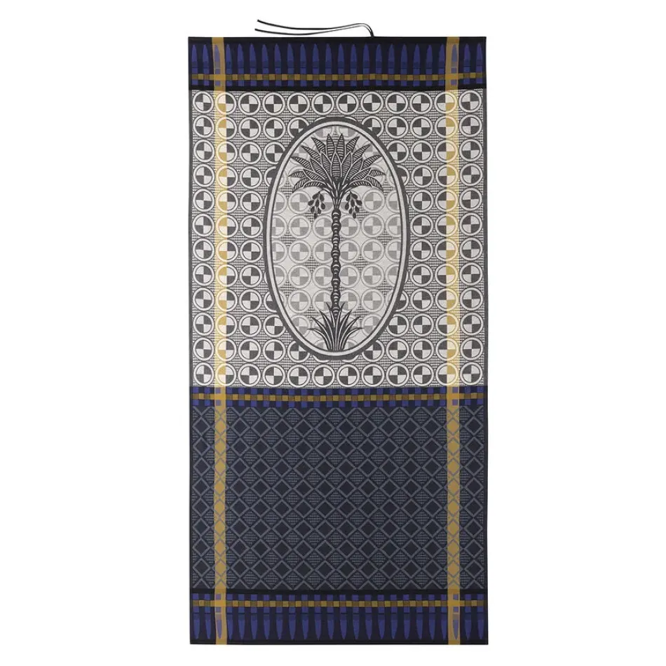 Palmeraie Black Beach Towel 39" x 79"