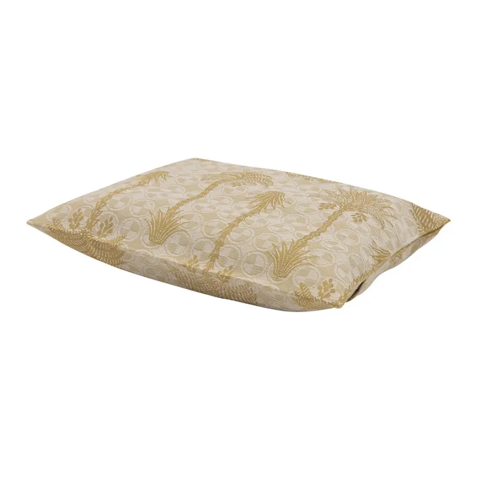 Palmeraie Yellow Beach Cushion 13" x 10"