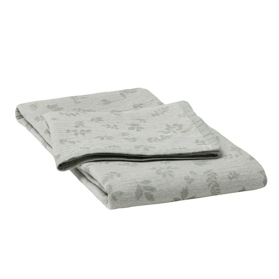 Feuillage Green Throw 71"x71"