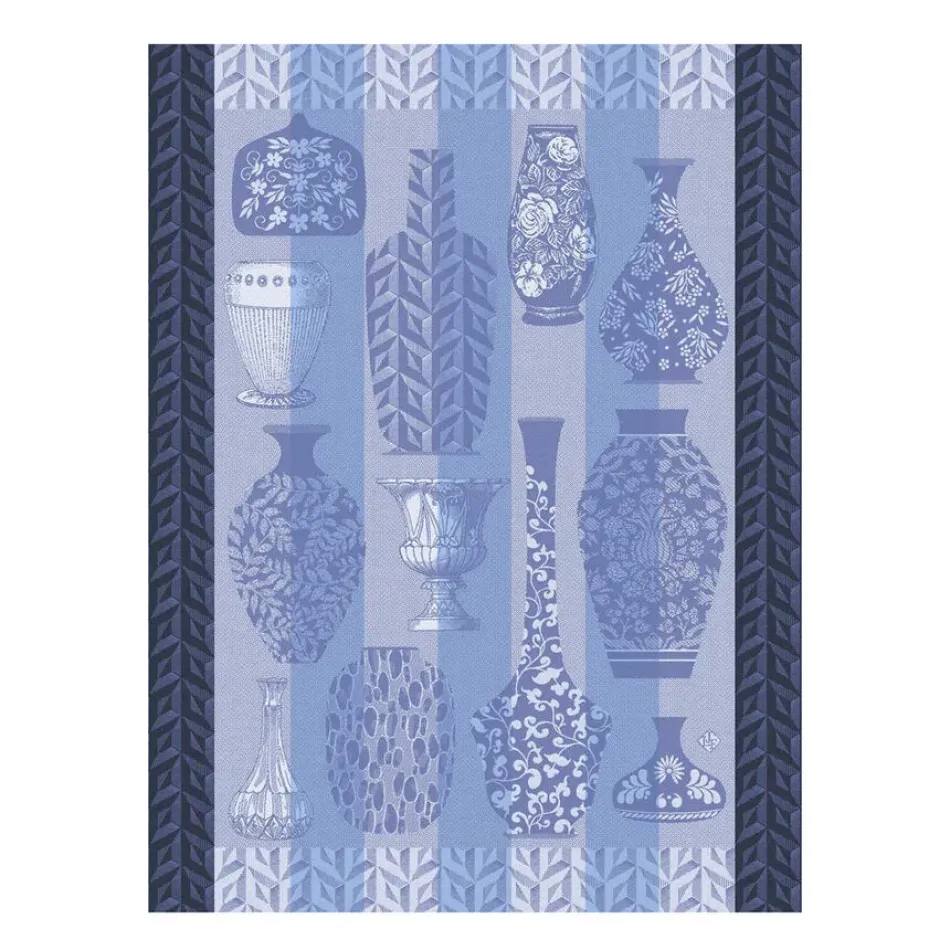 Poteries Blue Tea Towel 24" x 31"