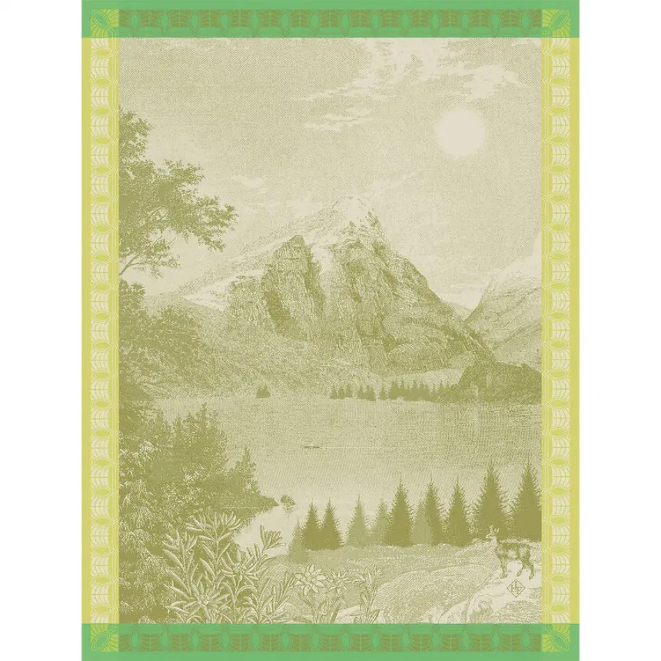 Altitude Green Tea Towel 24" x 31"