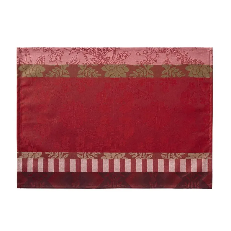 Gipsy Enduit Red Coated Placemat 20" x 14"