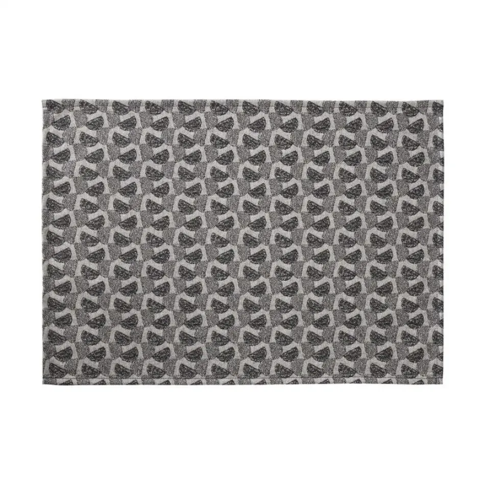 Empreintes Pois Enduit Black Coated Placemat 20" x 14"