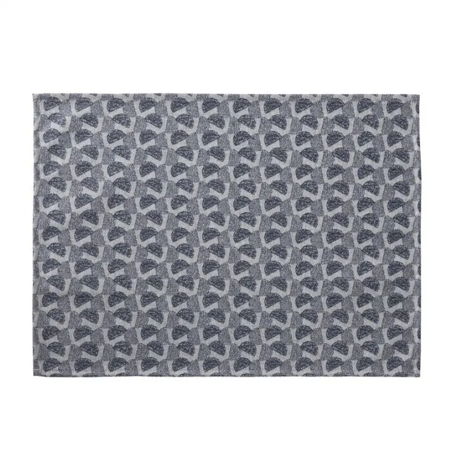 Empreintes Pois Enduit Blue Coated Placemat 20" x 14"