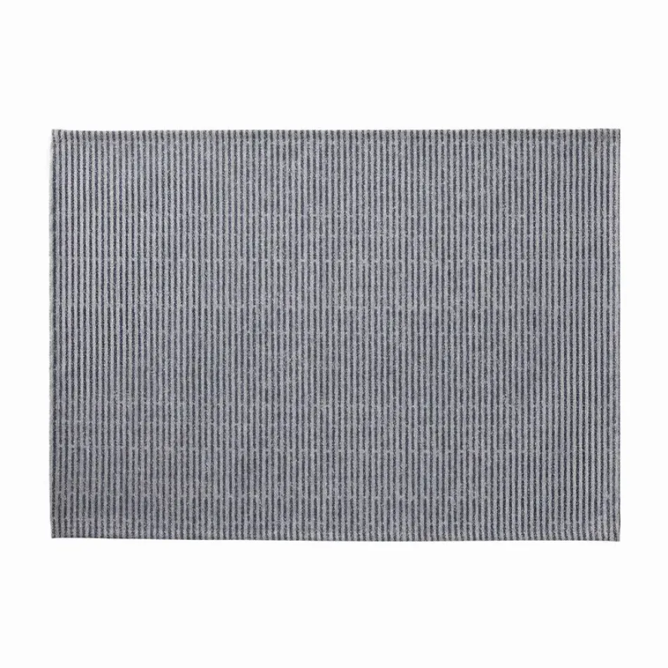 Empreintes Rayures Enduit Blue Coated Placemat 20" x 14"