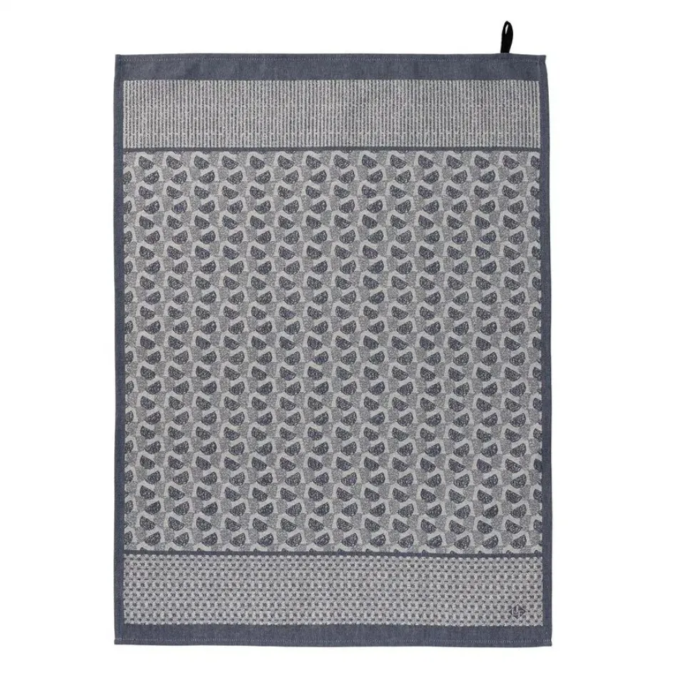 Empreintes Blue Tea Towel 24" x 31"
