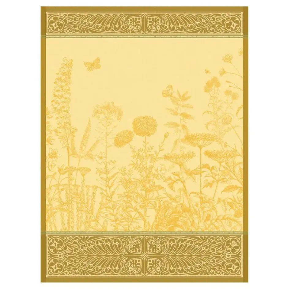 Blooming Yellow Tea Towel 24" x 31"