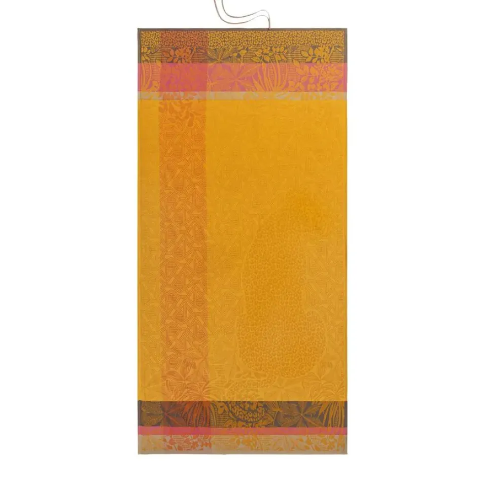 Carioca Yellow Beach Towel 39" x 79"