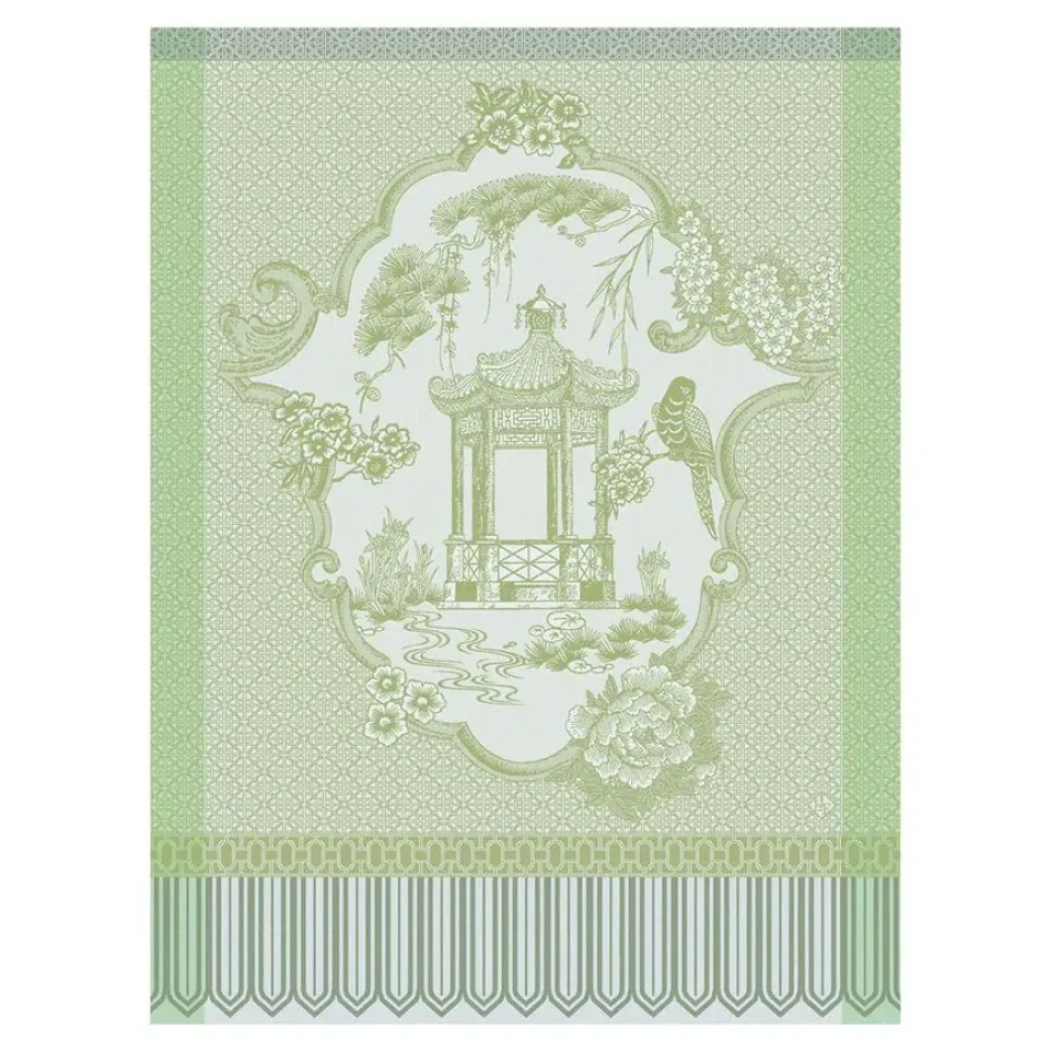 Promenade Impériale Green Tea Towel 24" x 31"