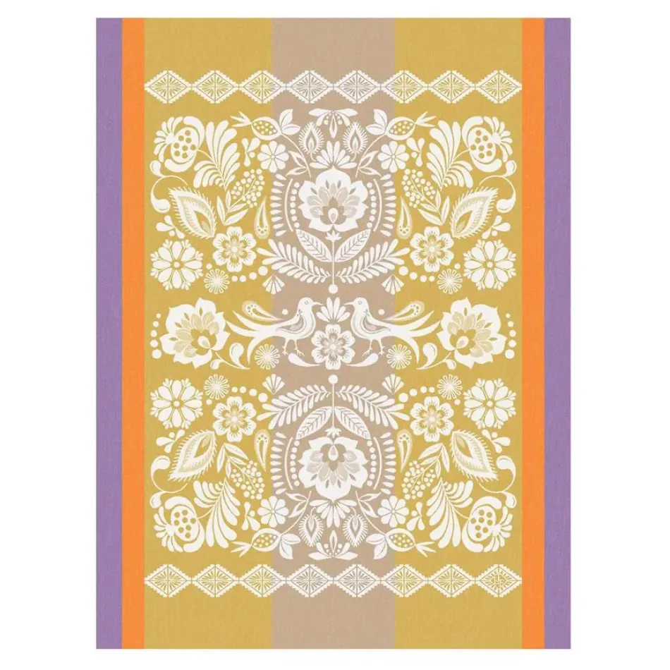 Alegria Yellow Tea Towel 24" x 31"