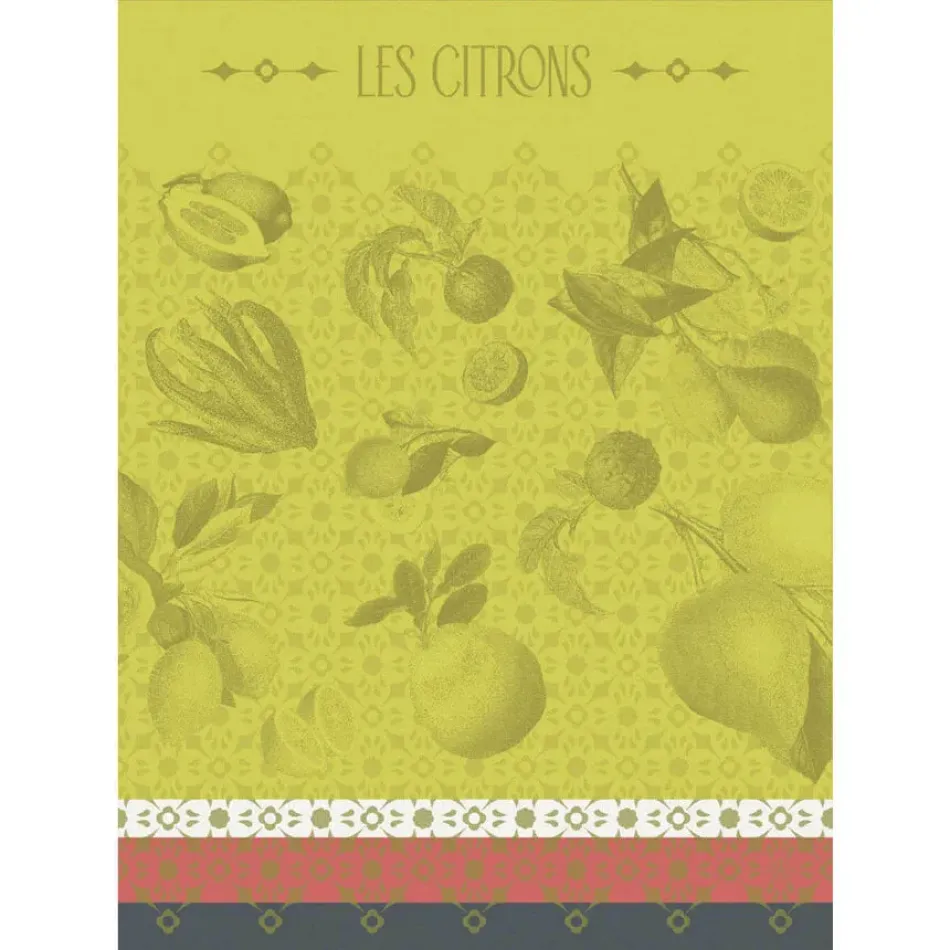 La Beauté Du Zeste Green Tea Towel 24" x 31"