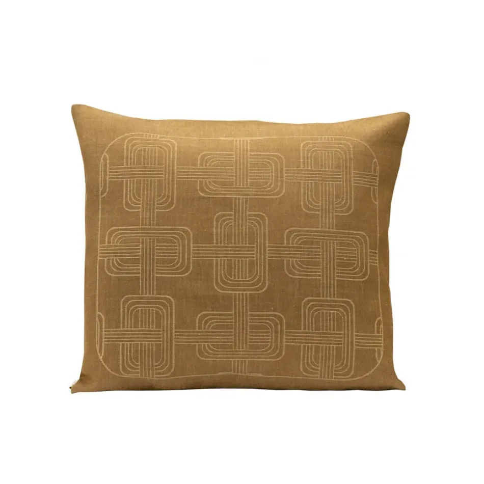 Hôtel Particulier Brown Cushion Cover 20" x 20"