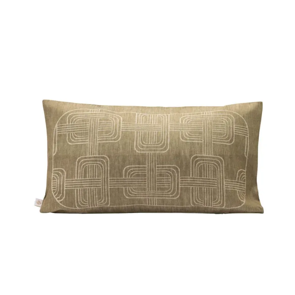 Hôtel Particulier Green Cushion Cover 12" x 20"