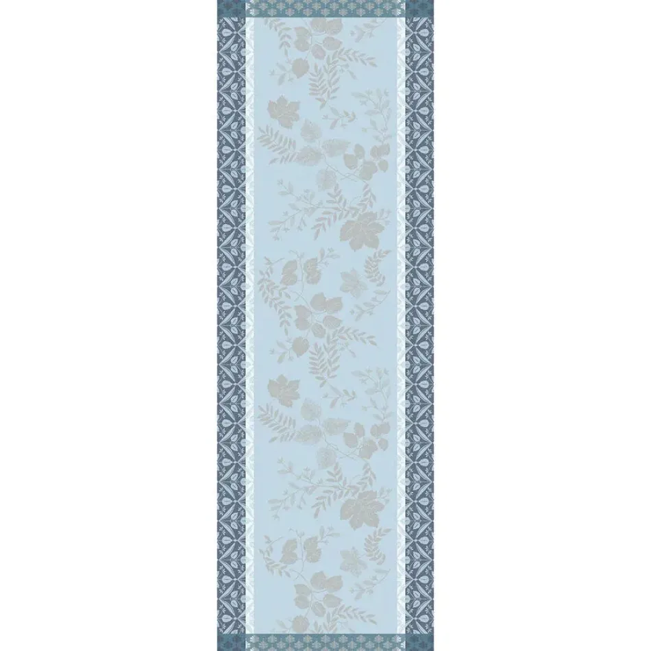 Manor Lane Blue Runner 20" x 59"