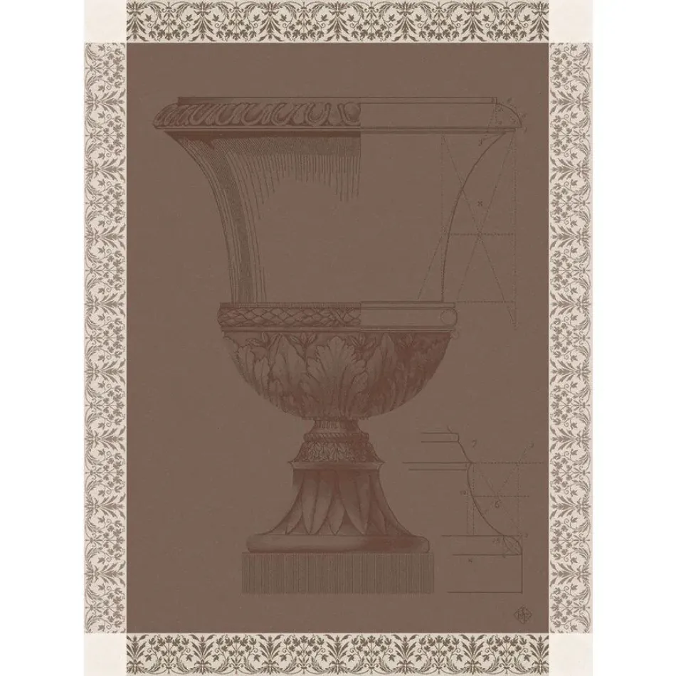 Médicis Brown Tea Towel 24" x 31"