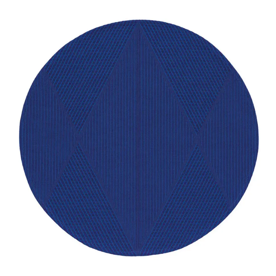 Club Losanges Deepblue Placemat Ø 17"