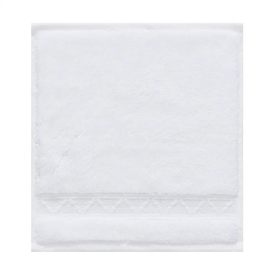 Caresse White Washcloth 12" x 12"