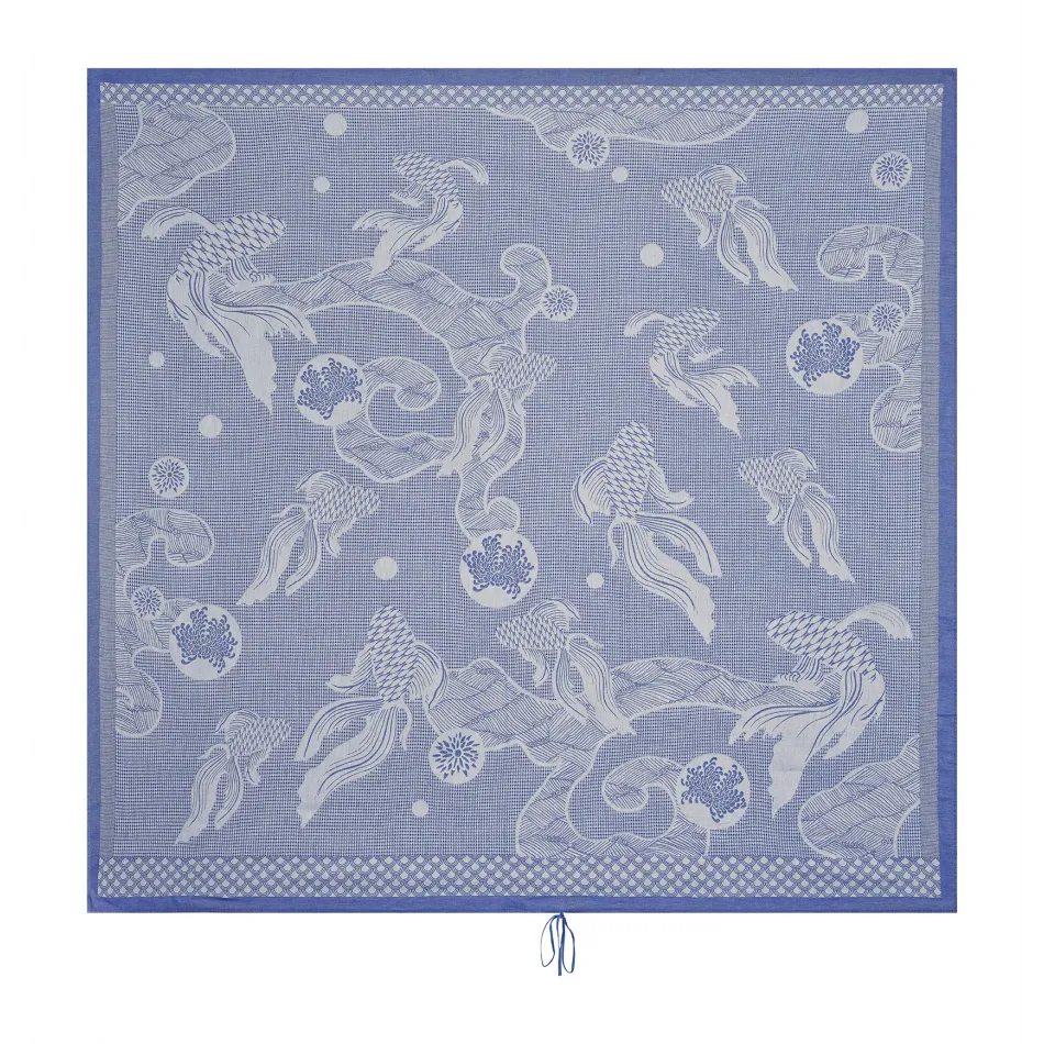 Oceanique Blue Beach Towel 78" x 78"