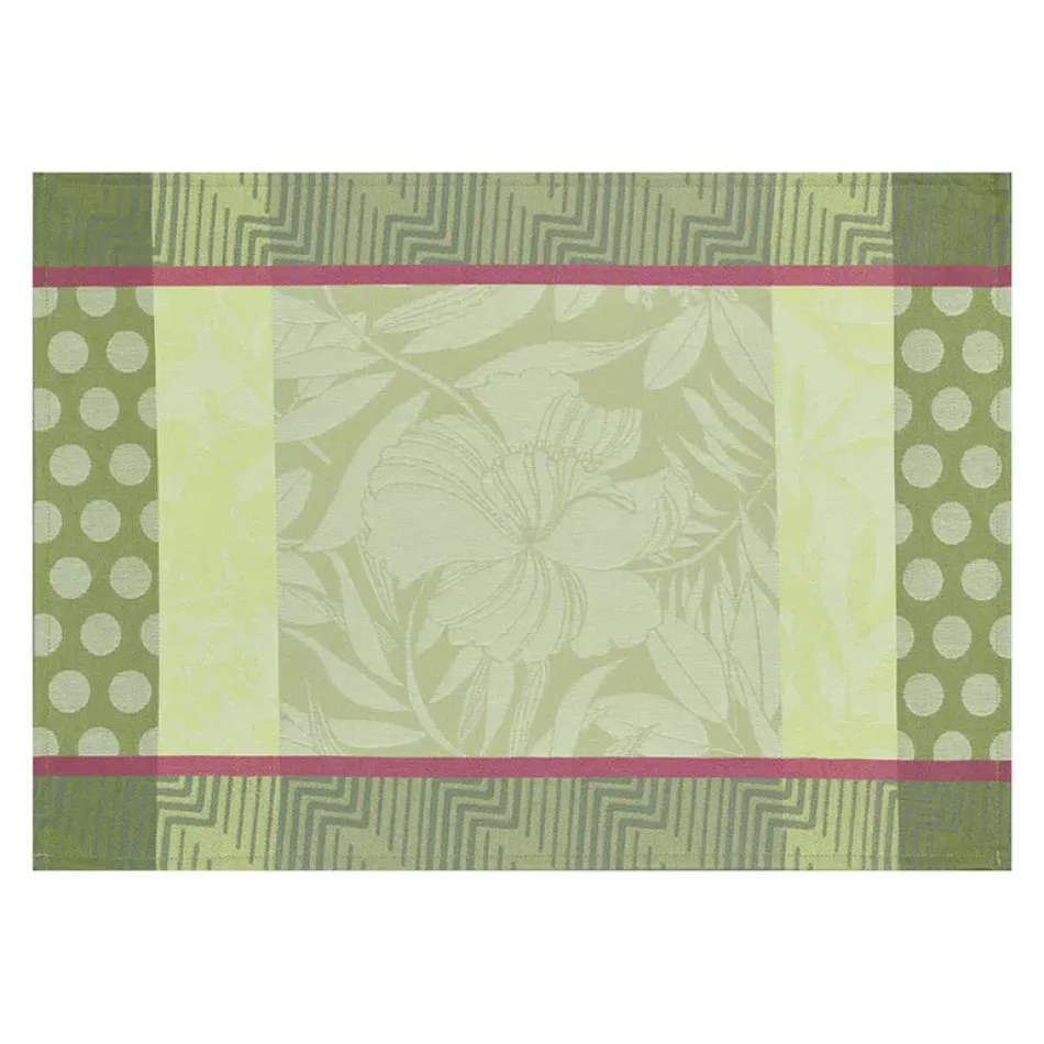 Nature Urbaine Green Coated Placemat 20" x 14"