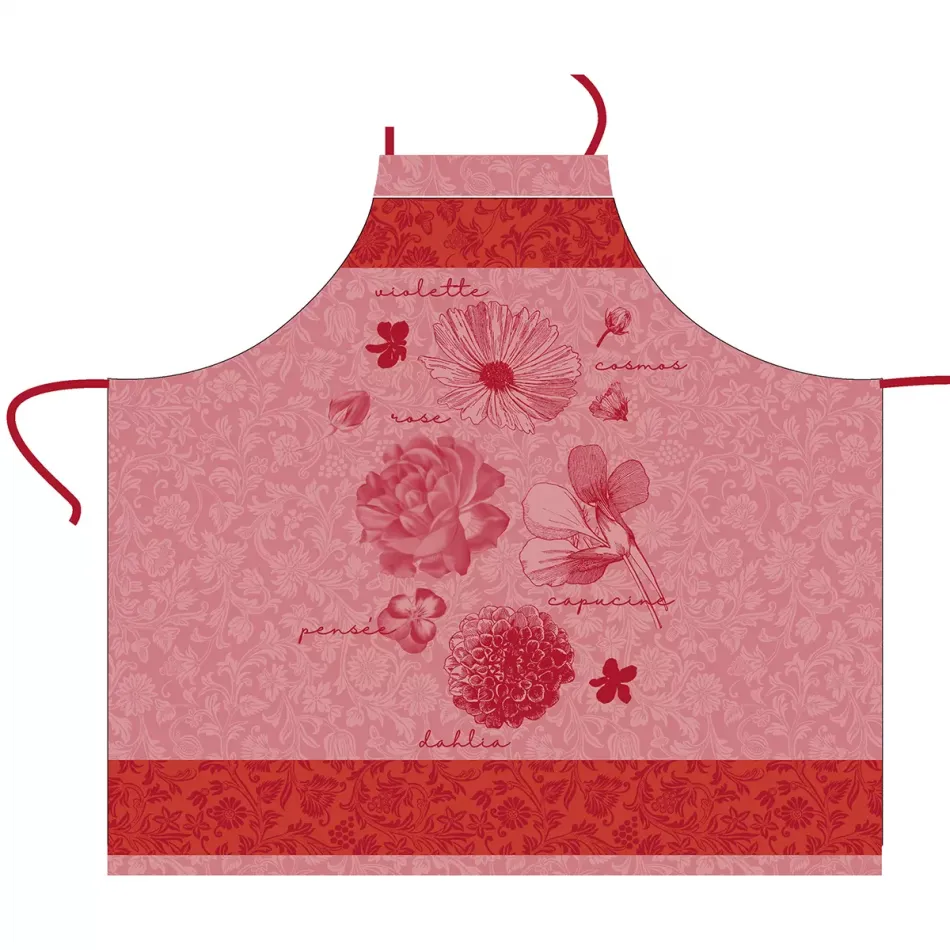 Fleurs A Croquer Flower Apron 35" x 38"