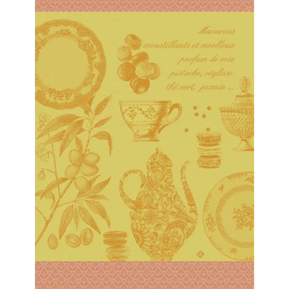 Macarons Mango Tea Towel 24" x 31"